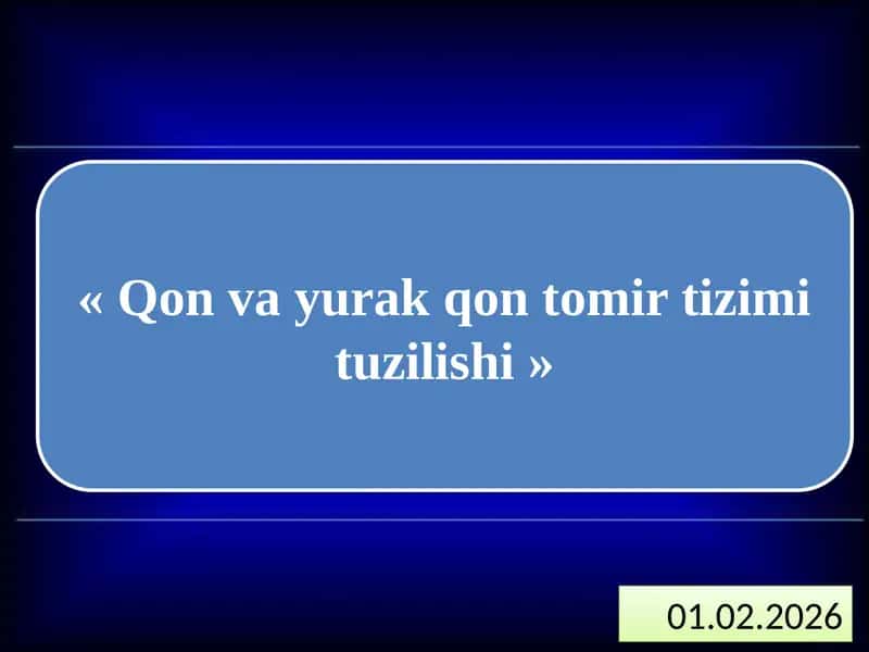Qonvayurakqontomirtizimituzilishi 1