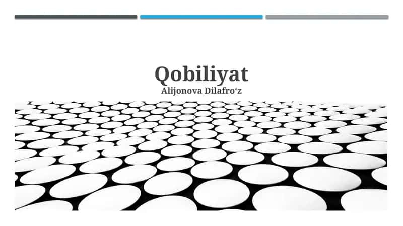 Qobiliyat 1