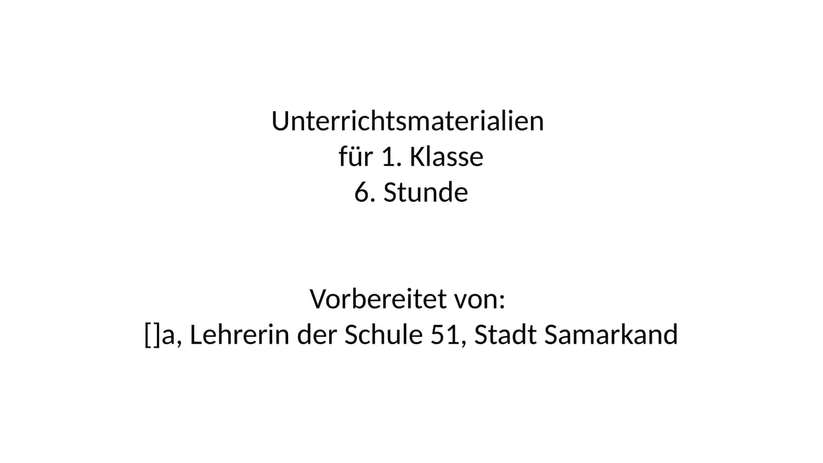 Kinderlider zum Zahlen lernen 1