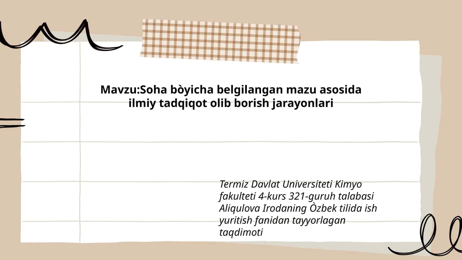 Òzbek tilida ish yuritish 1