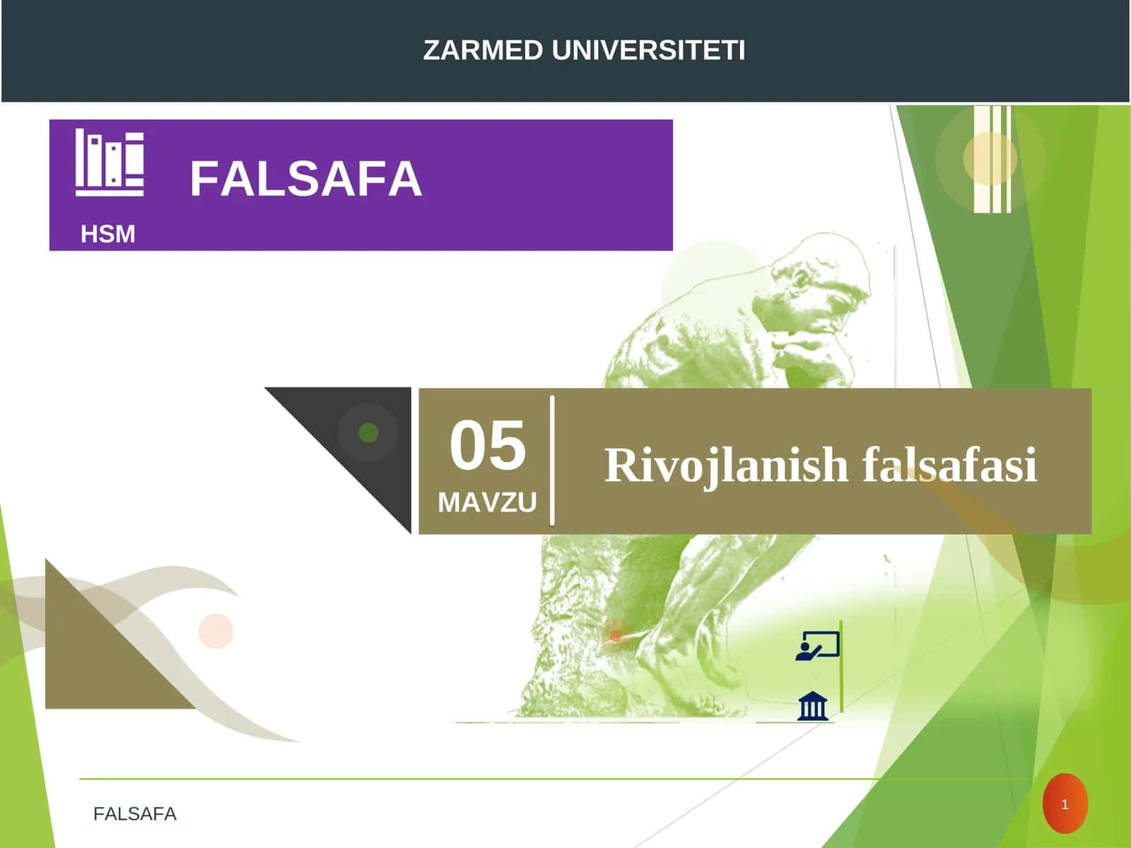 Rivojlanish falsafasi 1