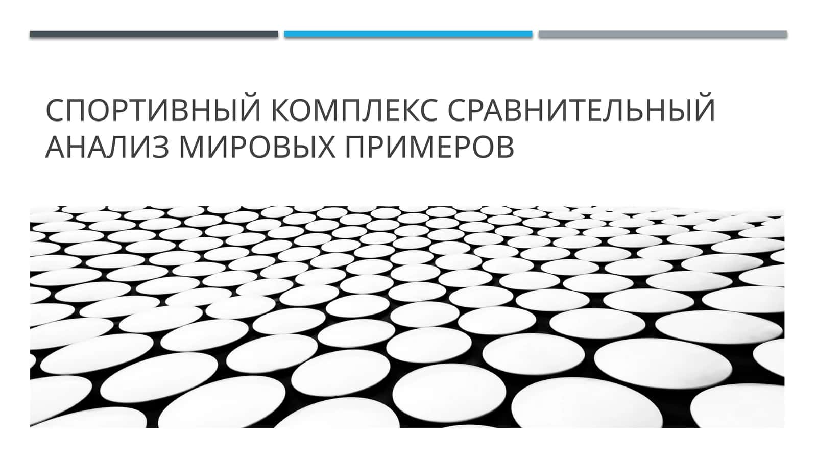 Спортивный комплекс сравнительный анализ мировых примеров 1