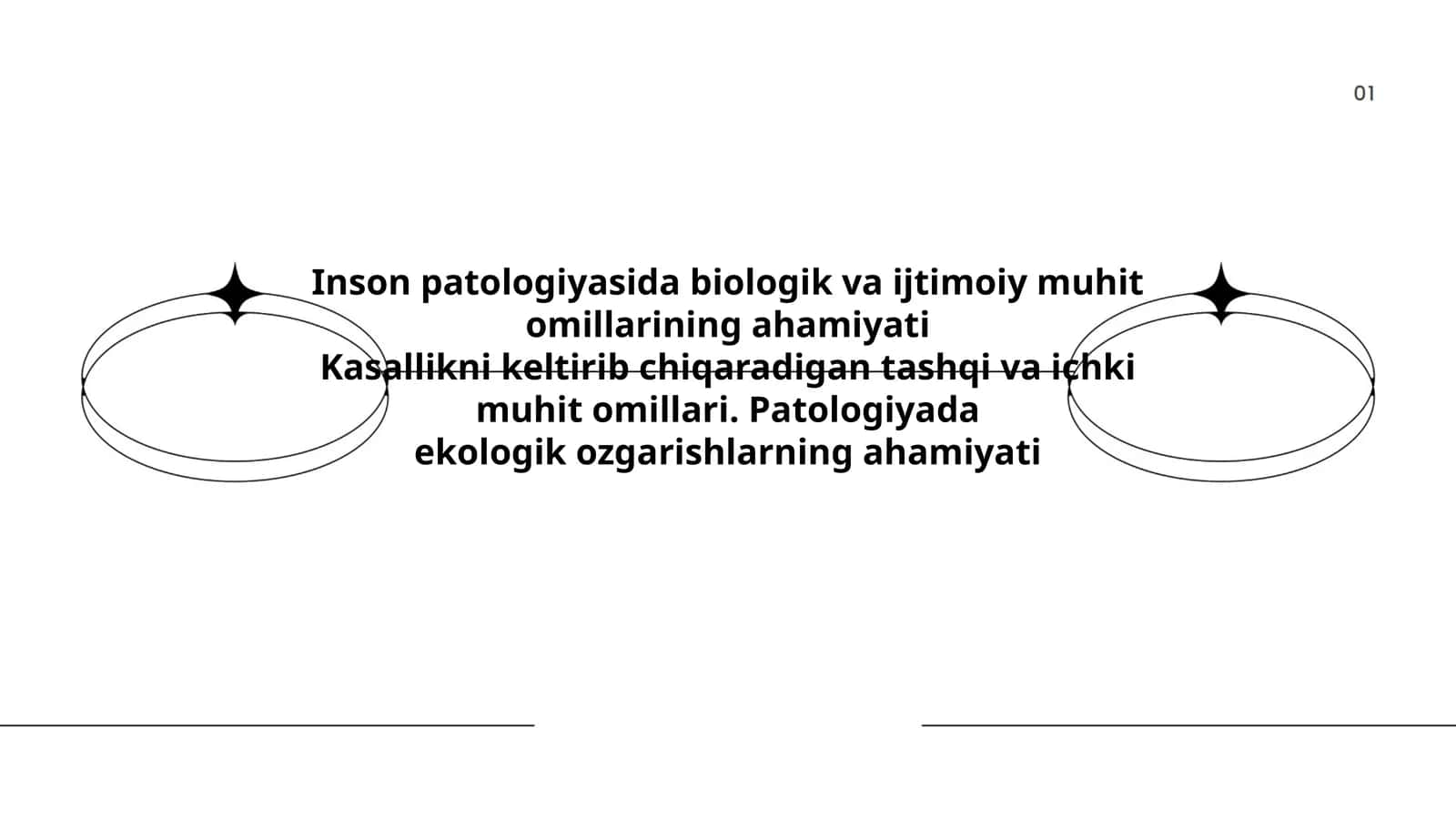 Inson patologiyasida biologik va ijtimoiy muhit omillarining ahamiyati 1