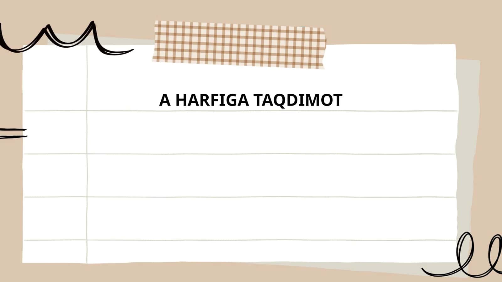 A HARFIGA TAQDIMOT 1