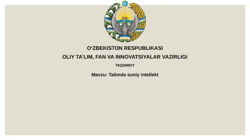 Talimdasuniyintellekt 1