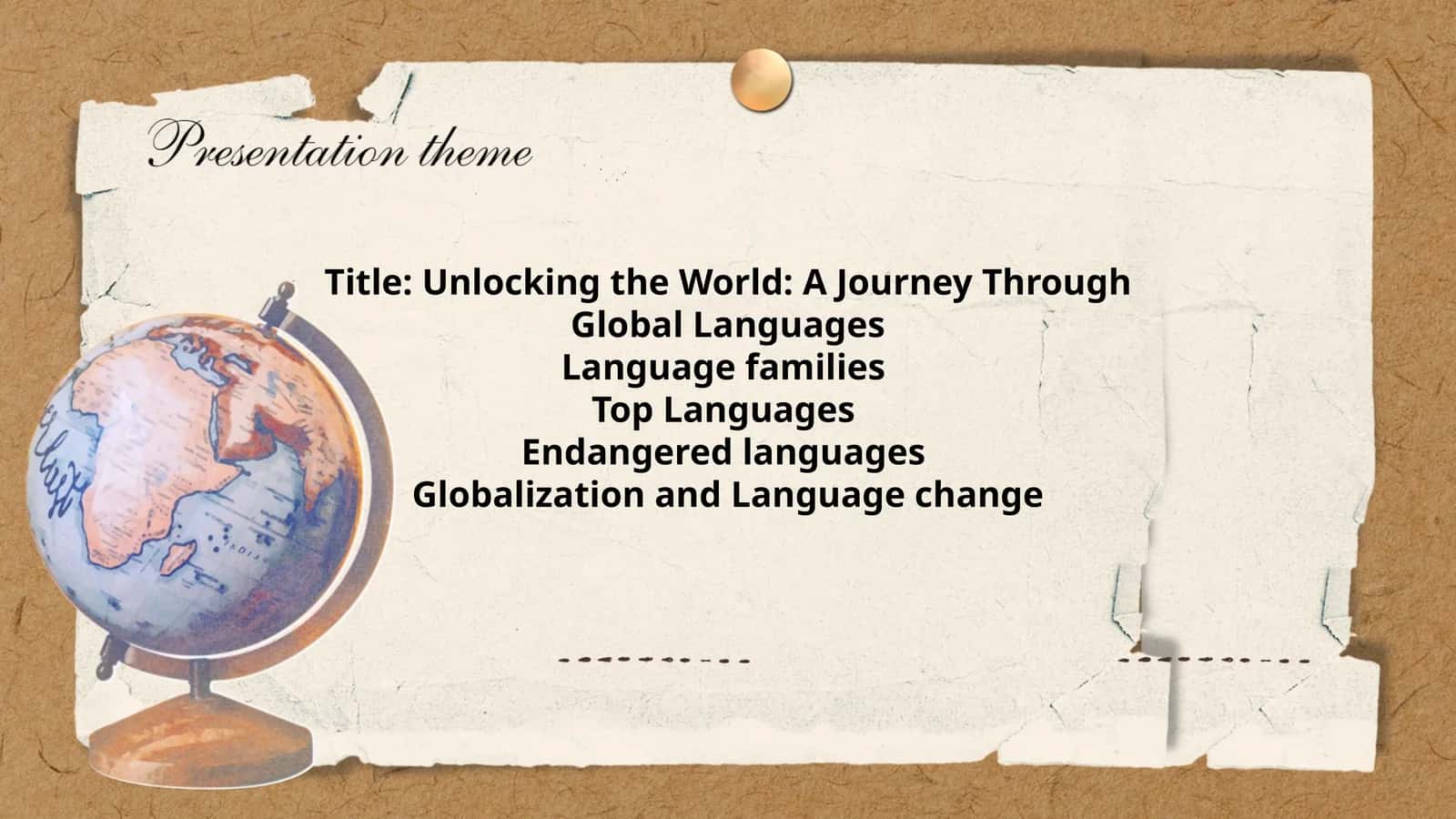 Unlocking the World: A Journey Through Global Languages 1