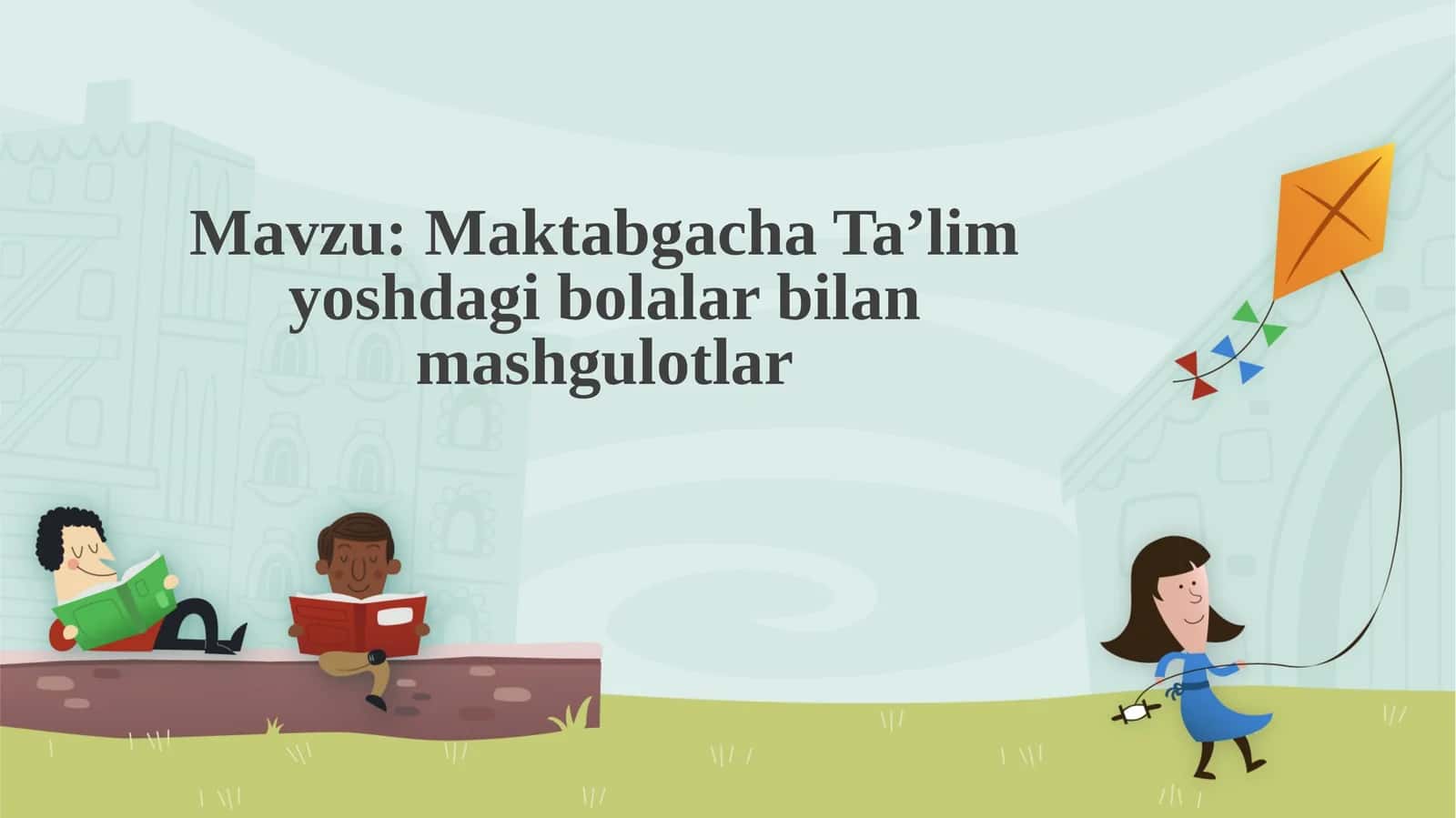 Maktabgacha Ta’lim yoshdagi bolalar bilan mashgulotlar 1