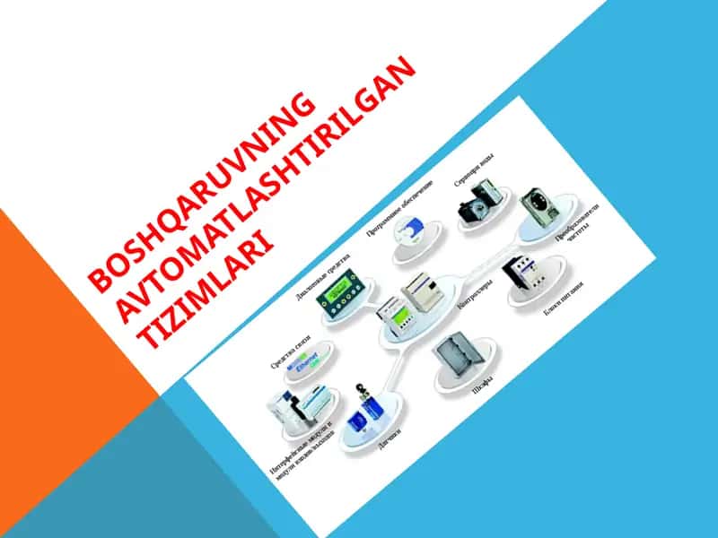 Boshqaruvning avtomatlashtirilgan tizimlari 1