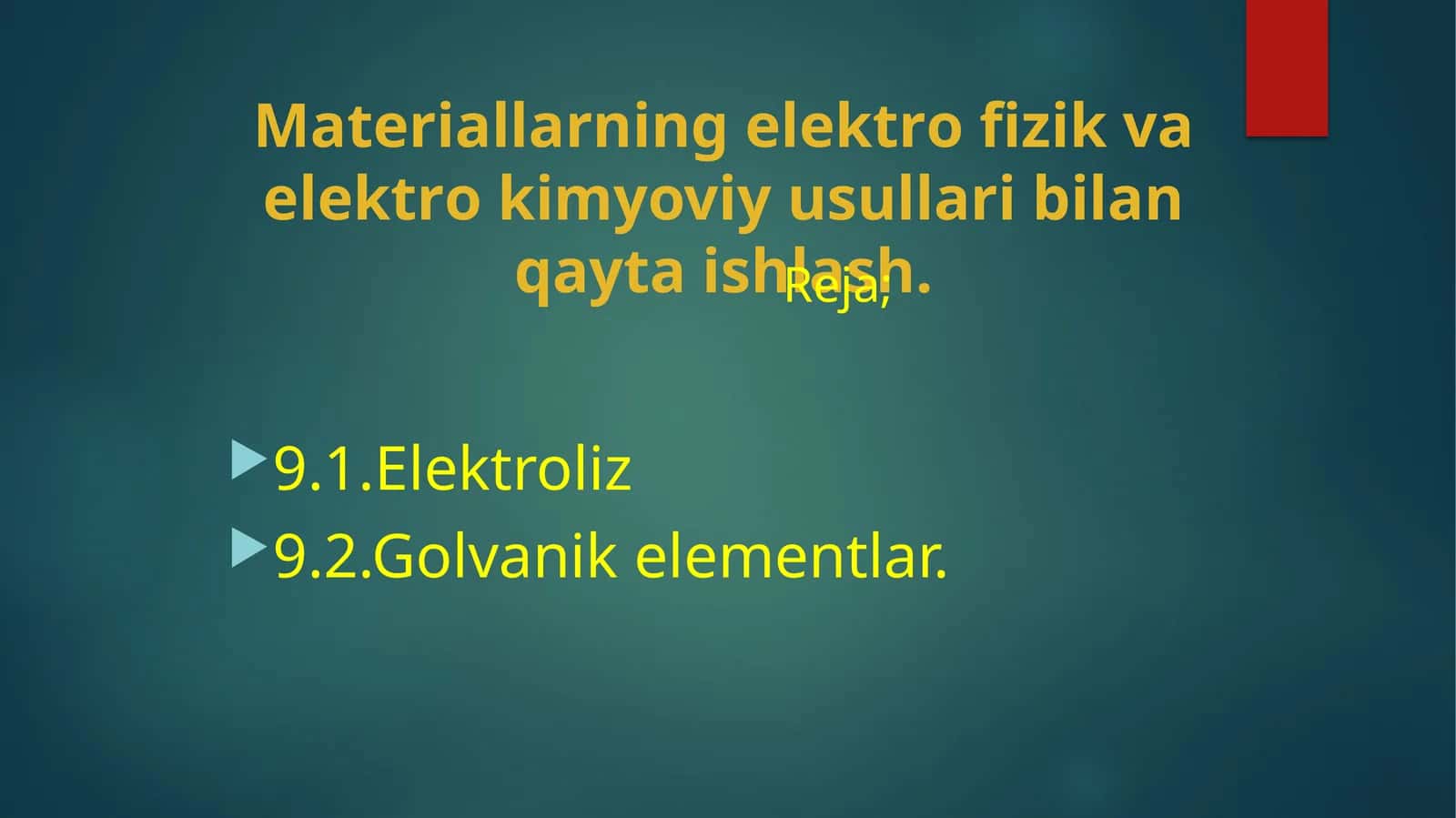 Elektroliz 1