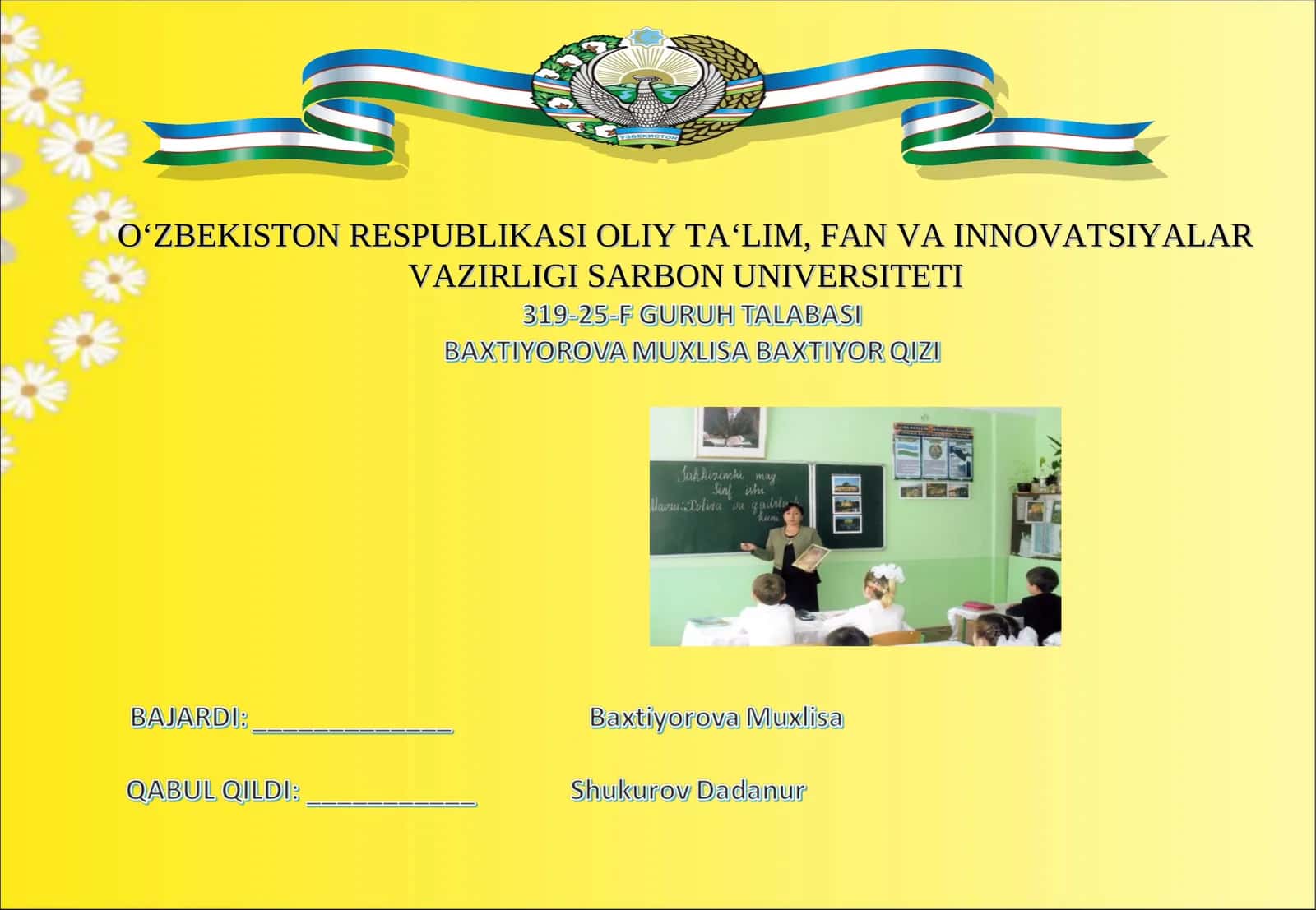 Ona tili darslarida mustaqil ishlarni tahlil qilish 1