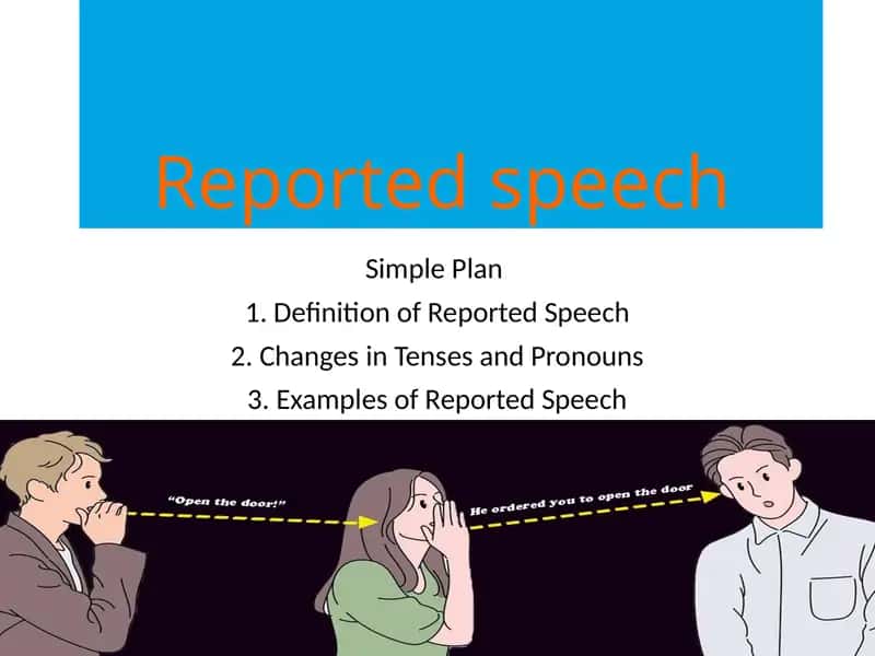 Reported Speech 1