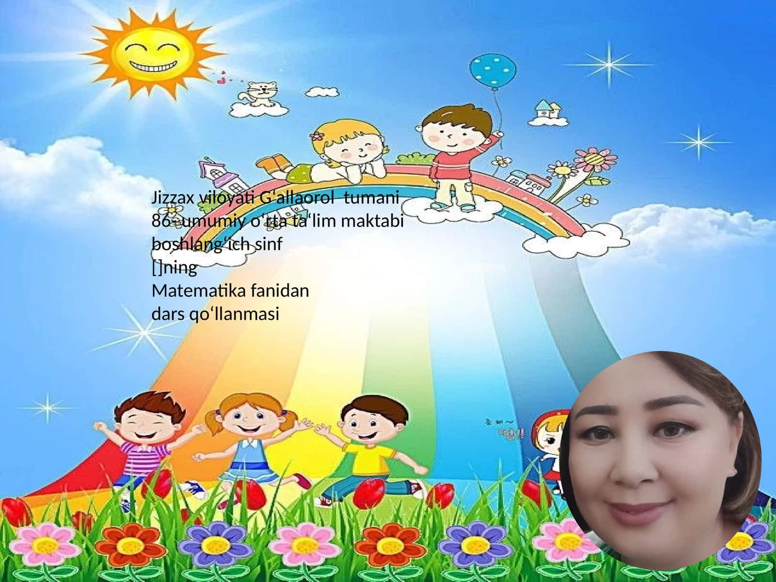 Matematika fanidan dars qo‘llanmasi 1