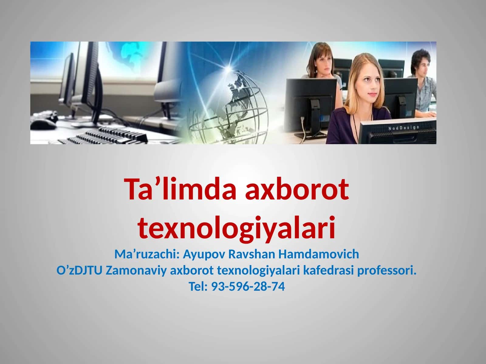 Ta’limda axborot texnologiyalari 1