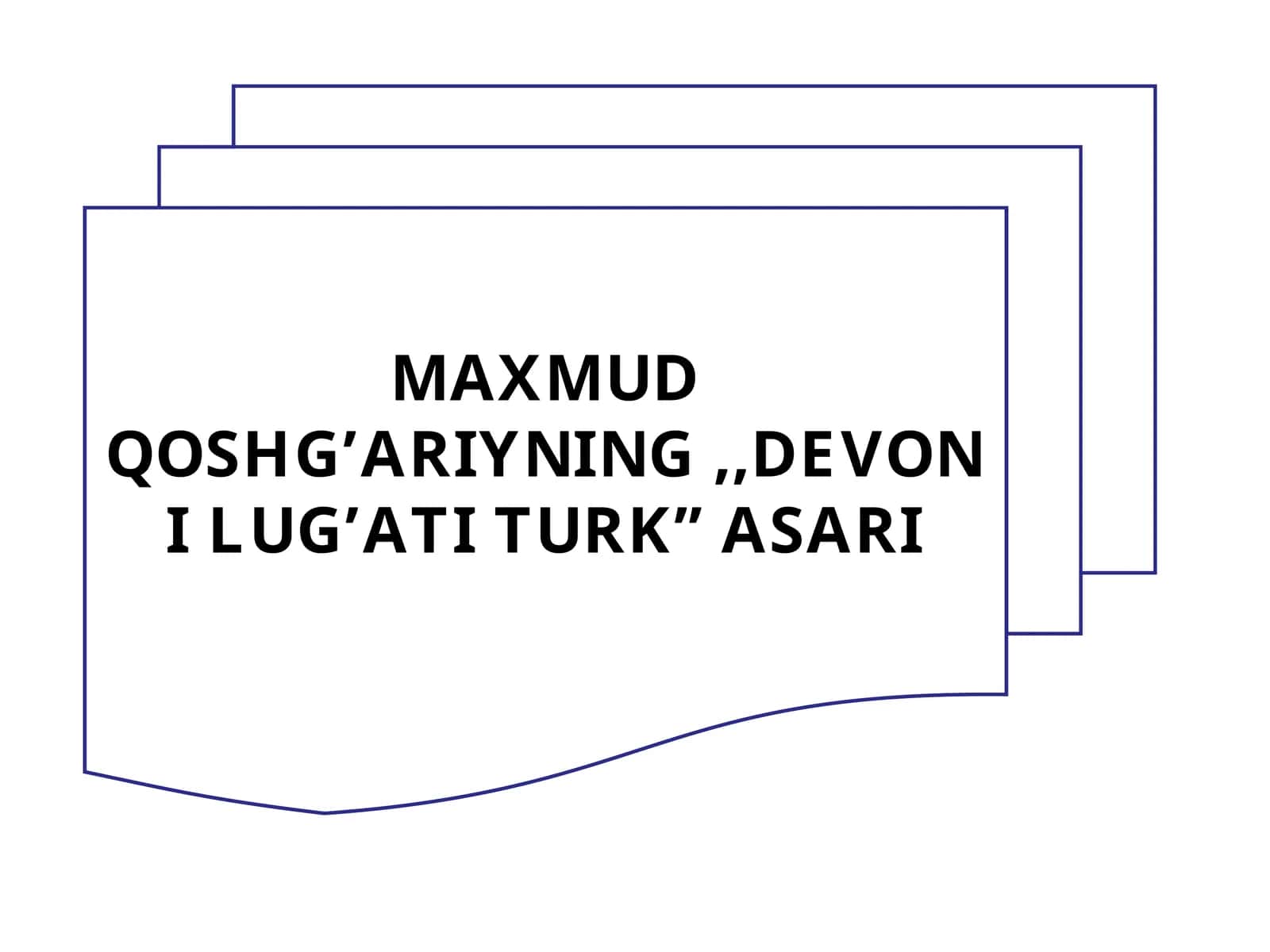MAHMUD QOSHG’ARIYNING,,DEVONI LUG’ATI TURK” ASARI 1