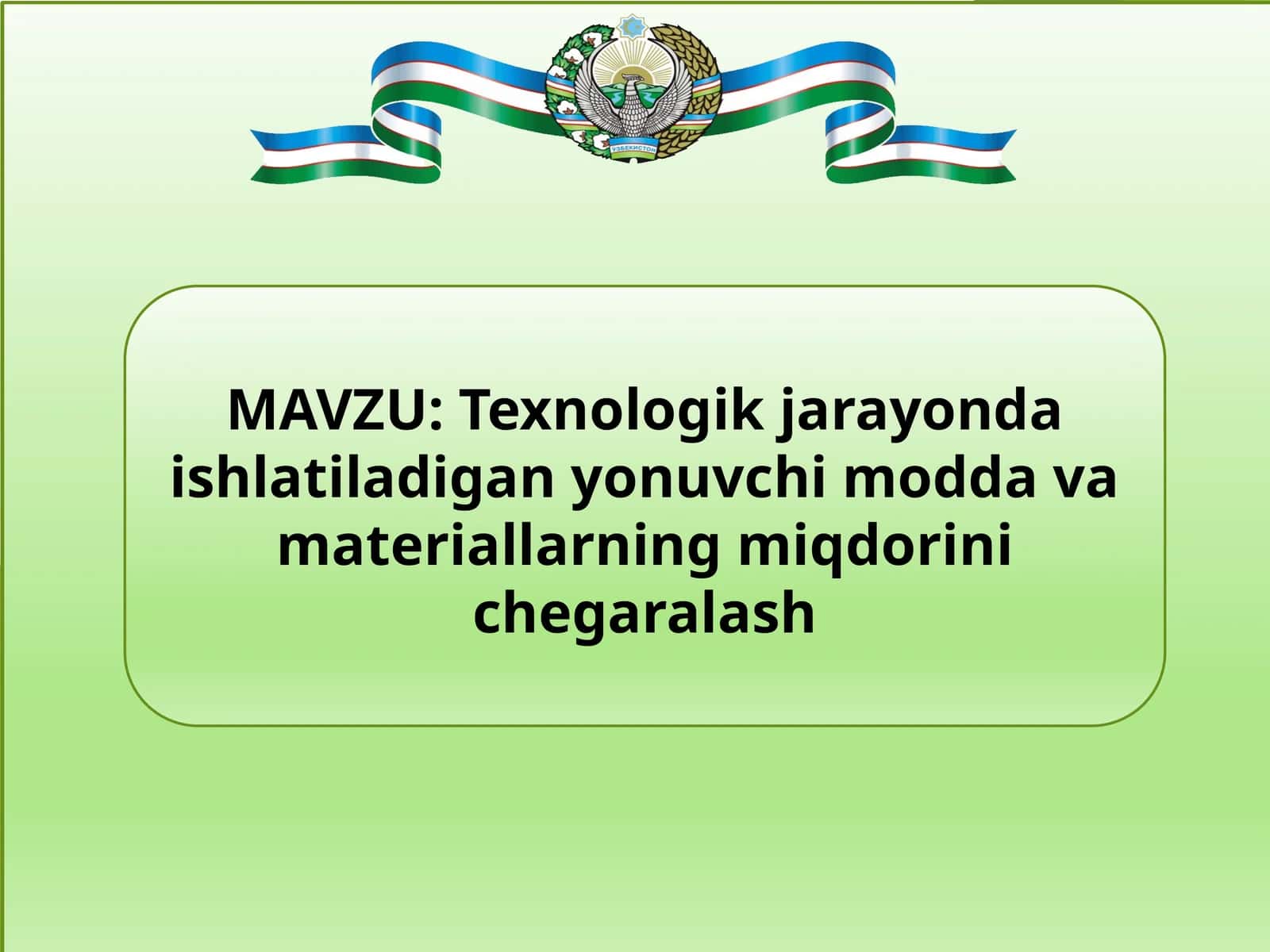 Texnologik jarayonning yong'ini xavfsizligi fanining vazifalari 1