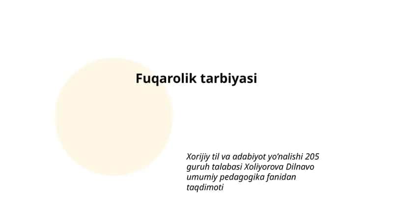 Xorijiy til va adabiyot yo’nalishi 1