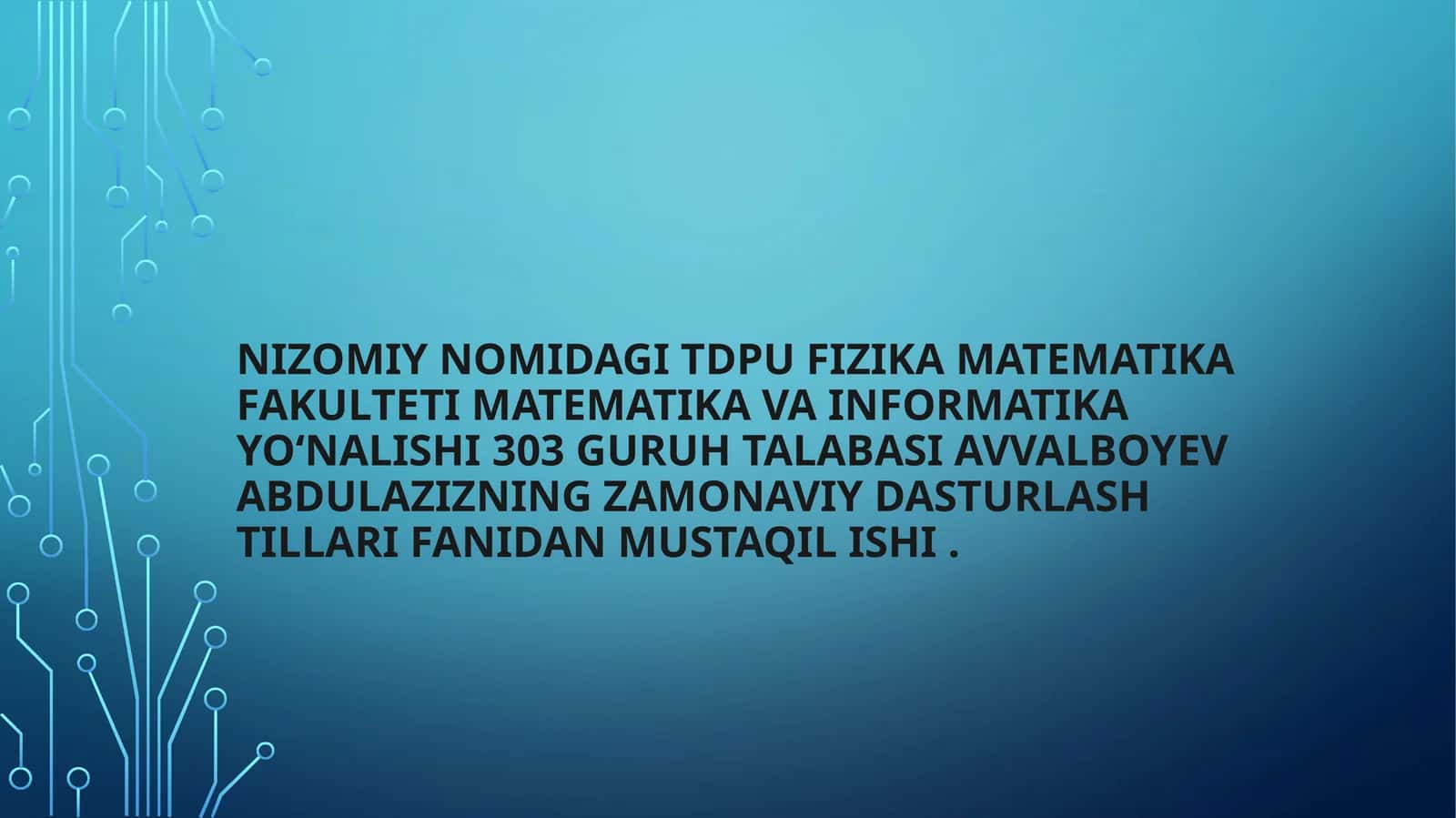 Pythondamassivlar Va satrlarga doirdastur tuzish 1