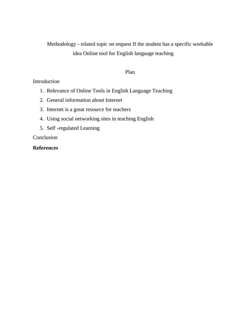 Online tool for English language teaching