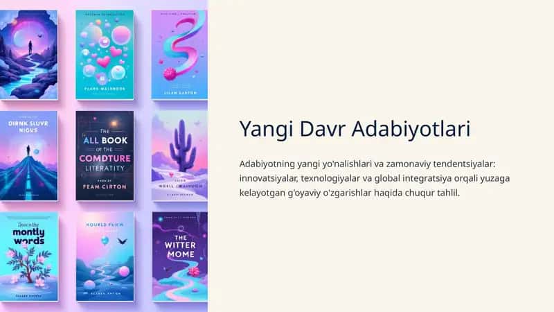 Yangi Davr Adabiyotlari 1