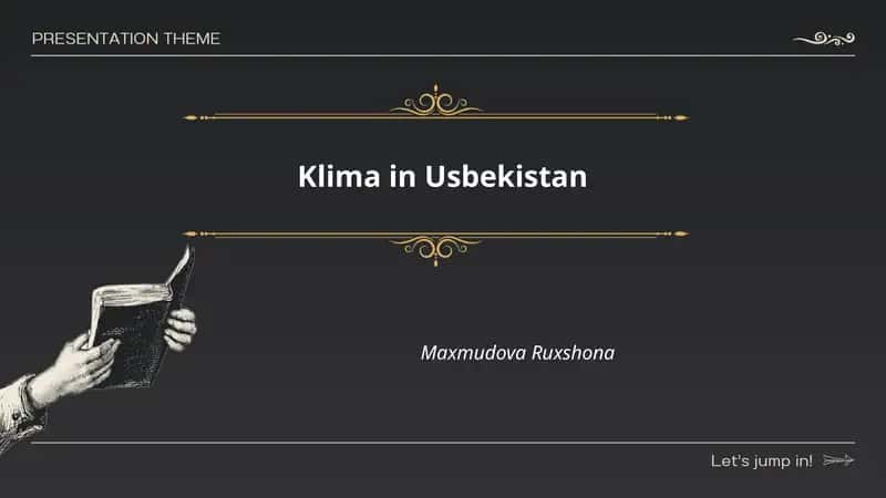 Klima in Usbekistan 1