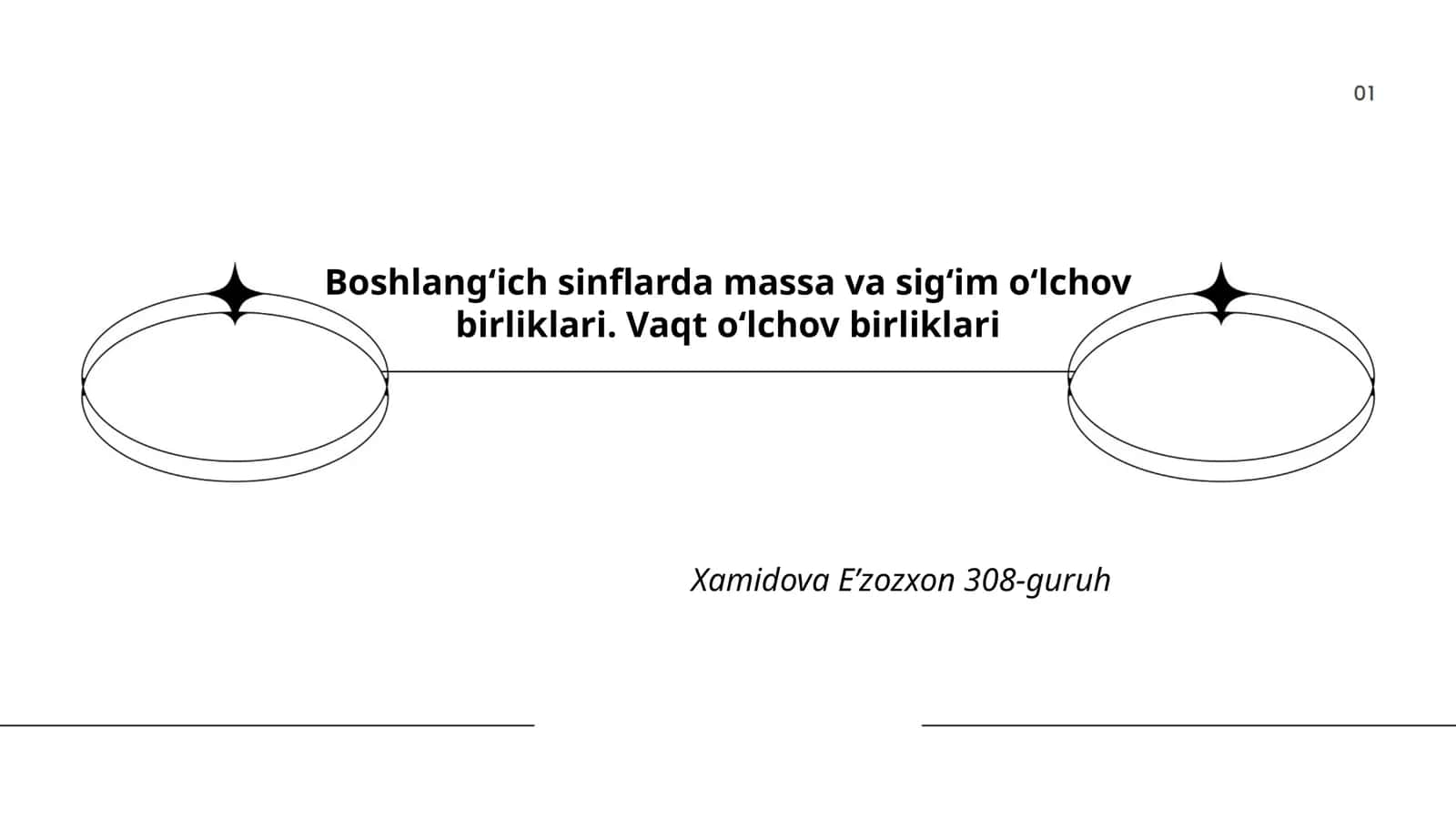 Massa va sigʻim oʻlchov birliklari 1