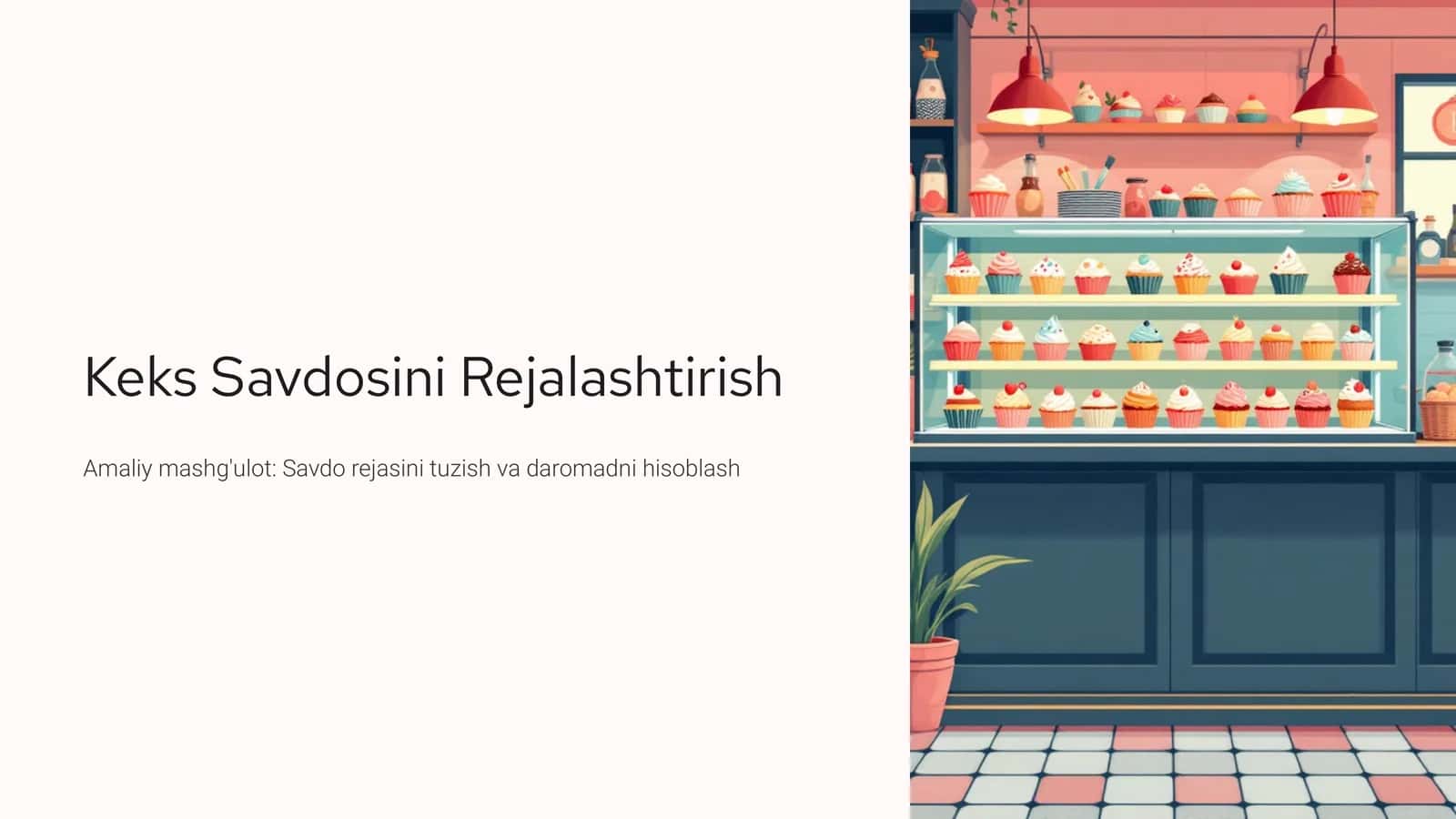 Keks Savdosini Rejalashtirish 1