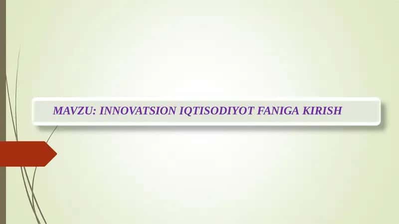 Innovatsiyastrategiyasi 1