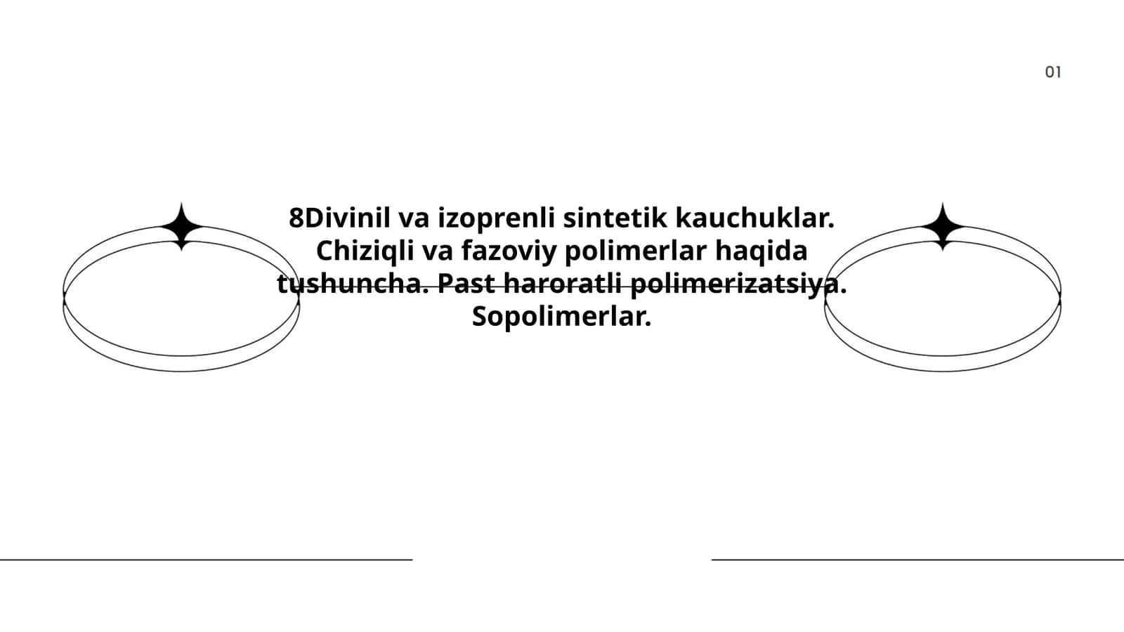 Divinil va izoprenli sintetik kauchuklar 1