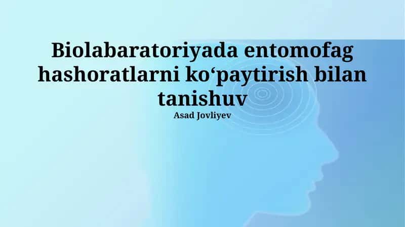 Entomofaglar: Ta'rif va ahamiyati 1