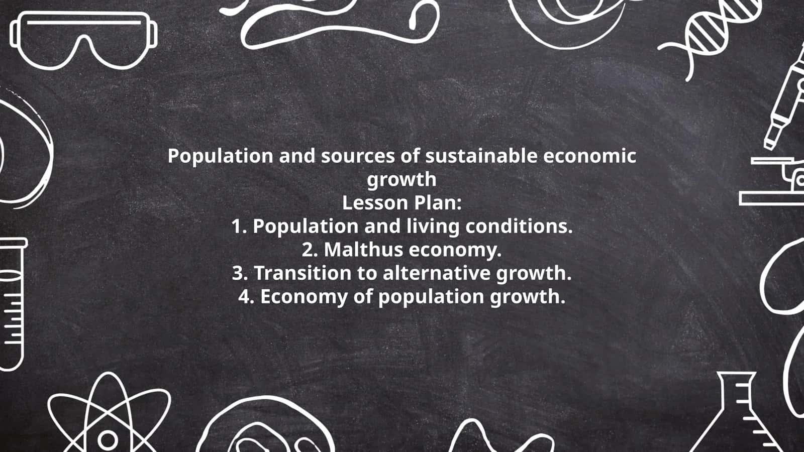 Population and sources of sustainable economic growth 1