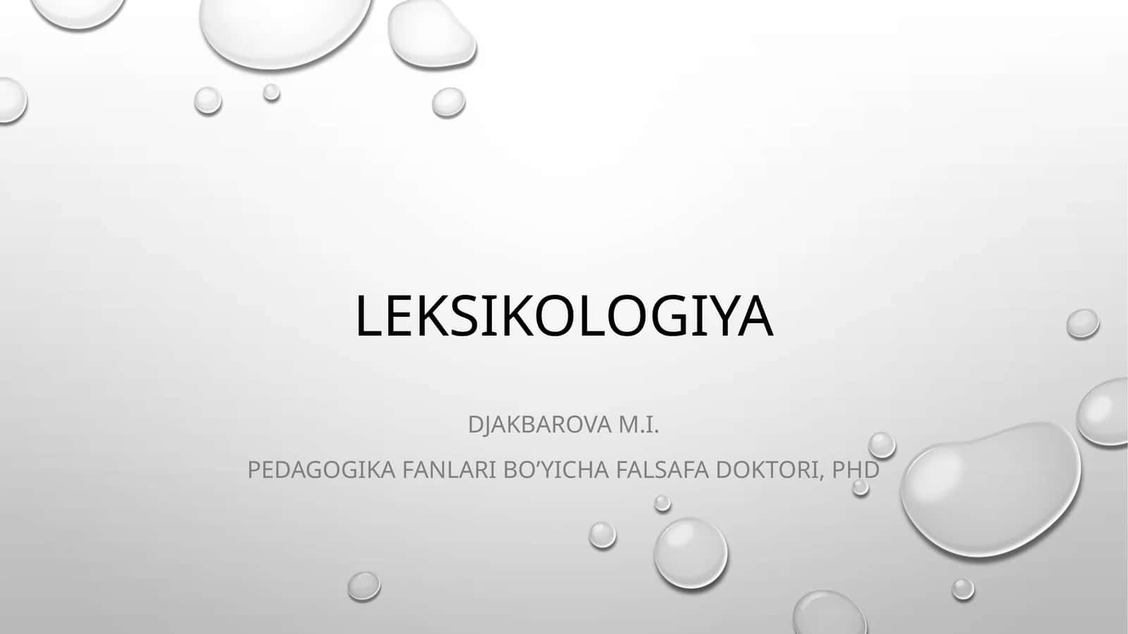 Leksikologiya 1