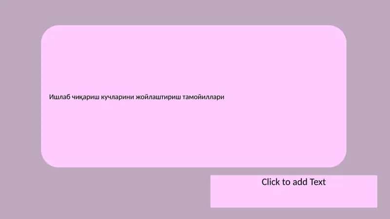 Ишлаб чиқариш кучларини жойлаштириш тамойиллари 1