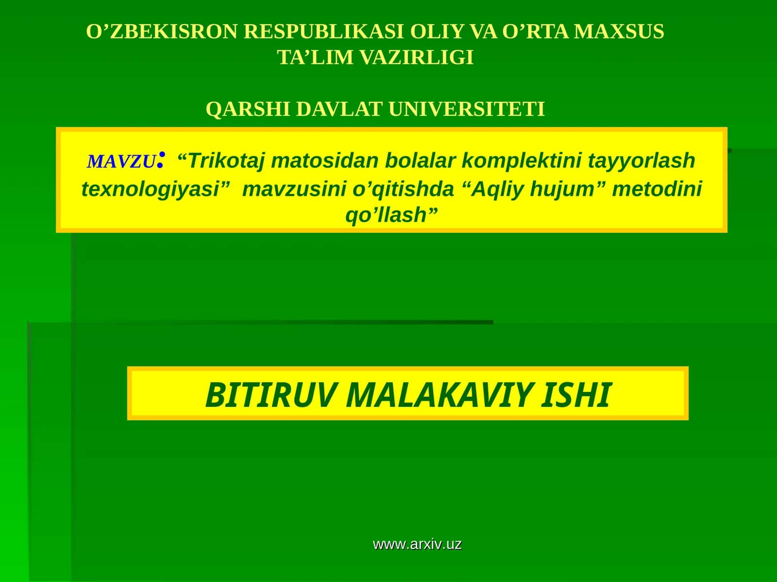 Trikotaj matosidan bolalar komplektini tayyorlash texnologiyasi 1