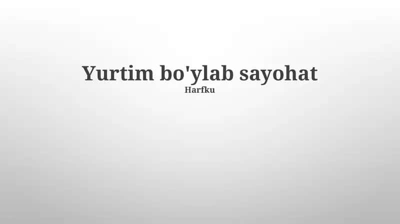 Madaniy Boyliklar Va Anʼanalar 1