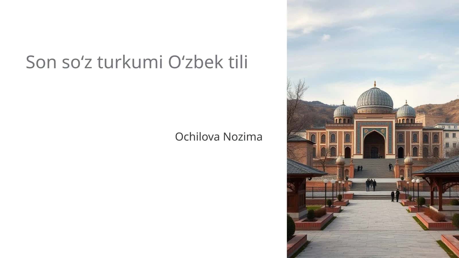 Son so‘zlar va ularning turlari 1