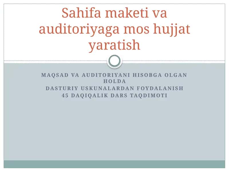 Sahifa maketi 1