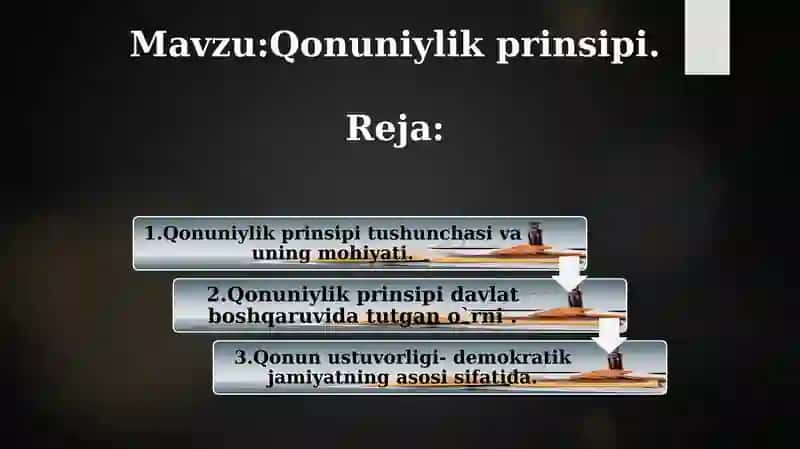 Qonuniylik prinsipi