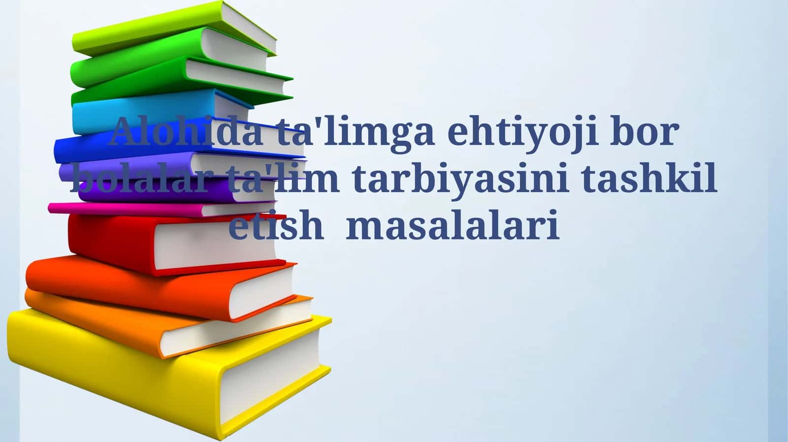 Bolalar ta'lim tarbiyasi 1