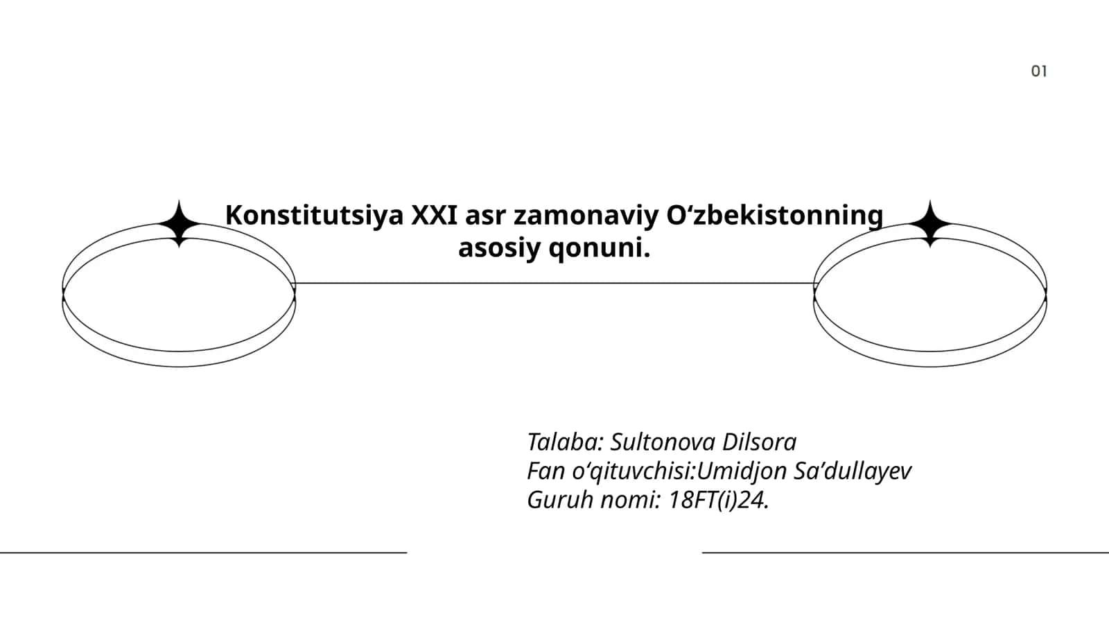 Konstitutsiya XXI asr zamonaviy Oʻzbekistonning asosiy qonuni 1
