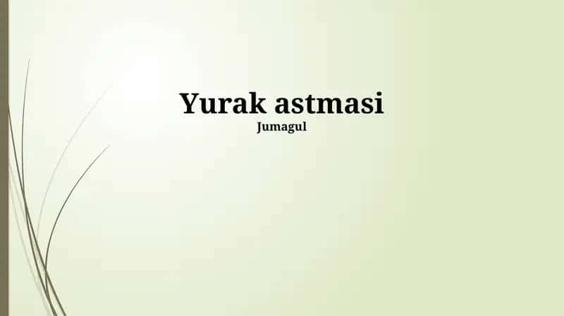 Yurak astmasi 1