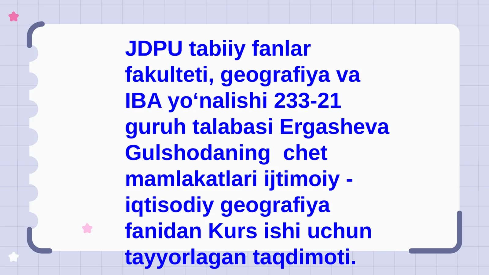 Janubiy Osiyo mamlakatlari geografiyasi 1