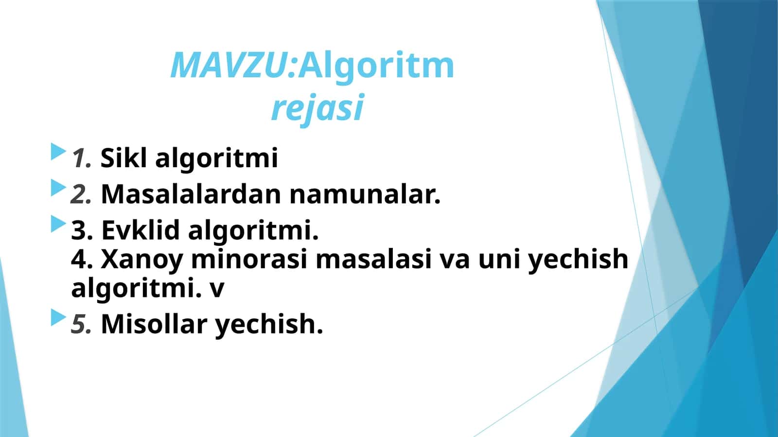 Algoritm 1