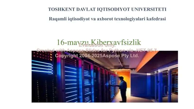 Kiberxavfsizlik 1