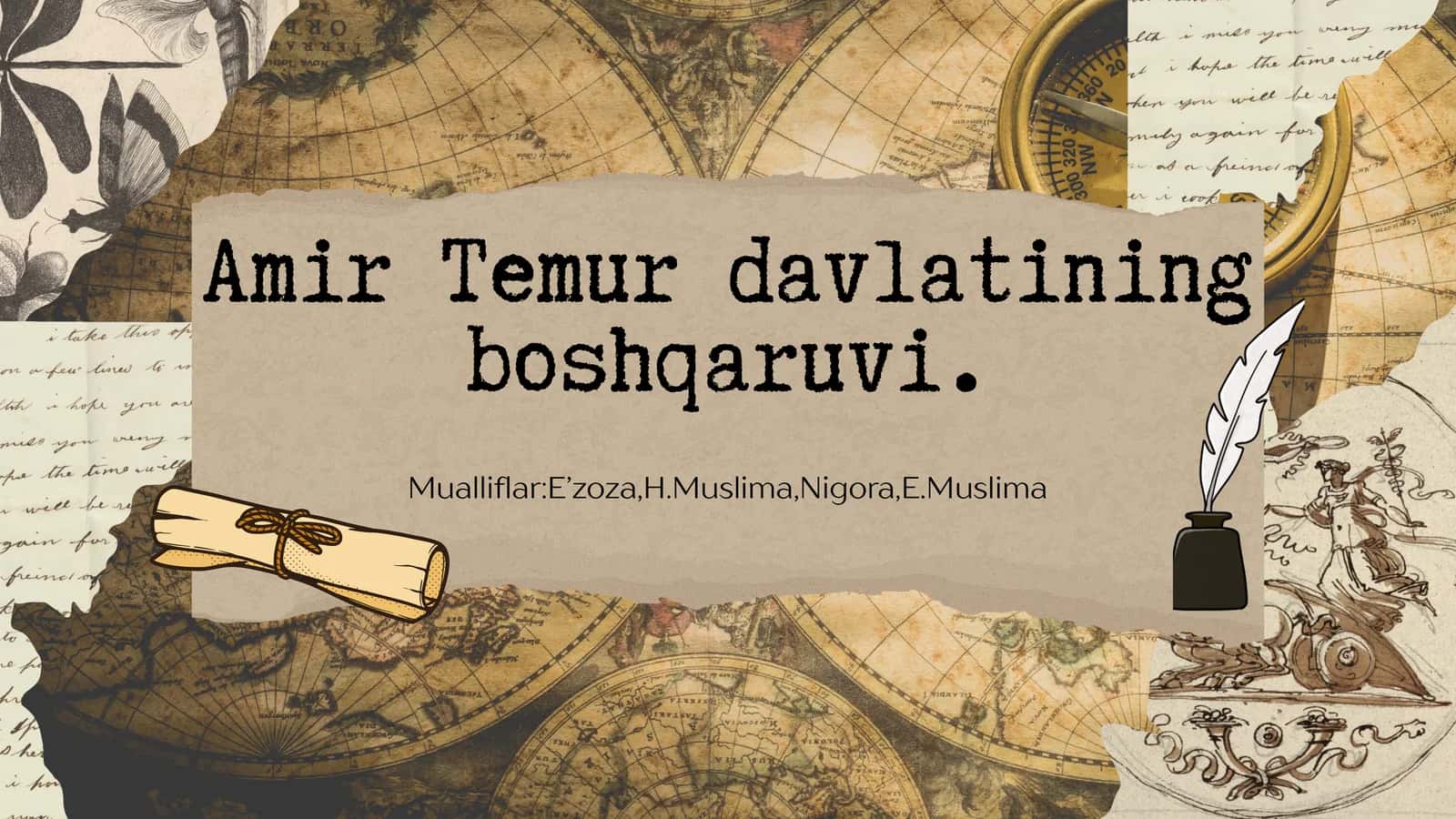 Amir Temur davlatining boshqaruvi 1