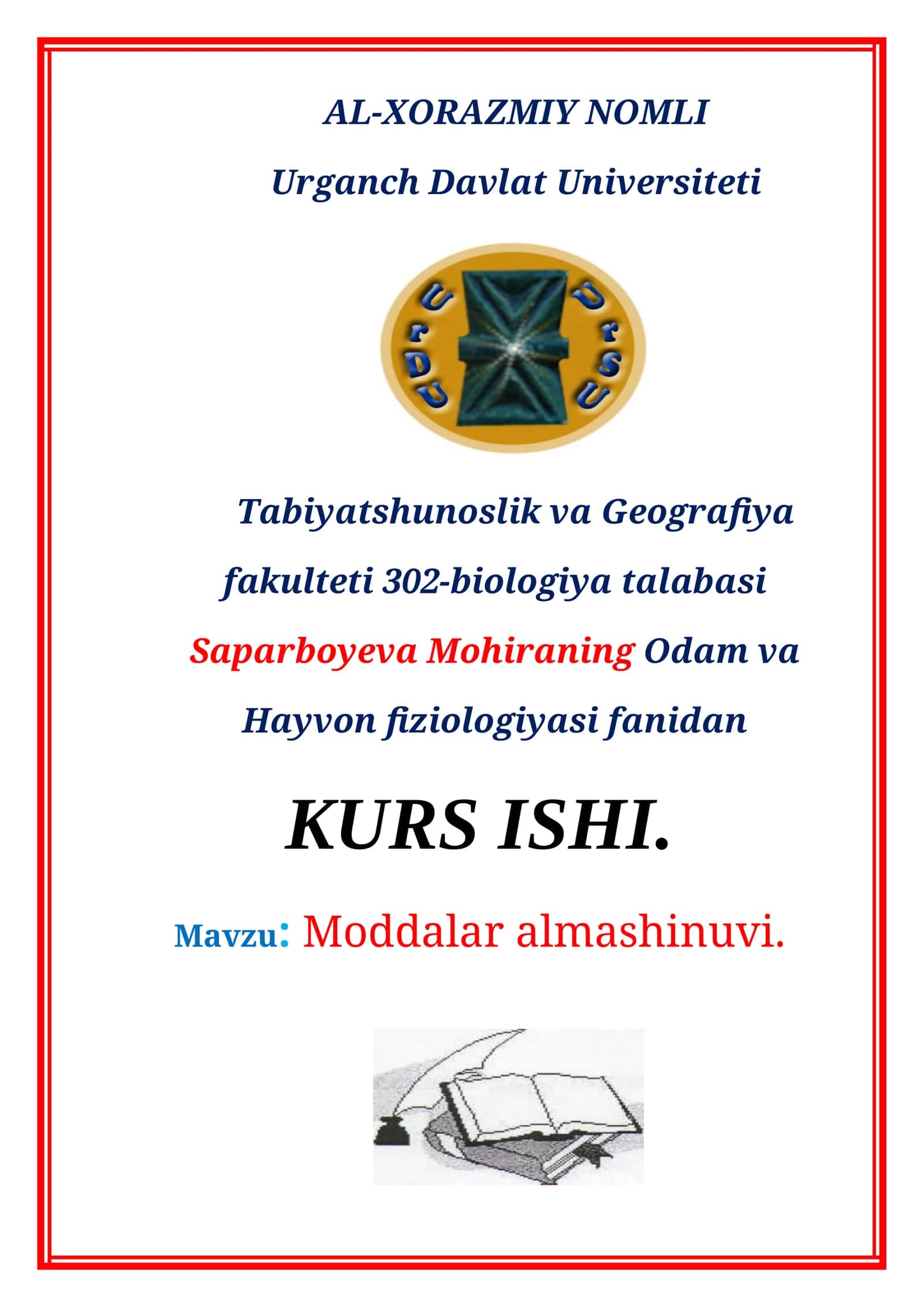 Moddalar almashinuvi 1