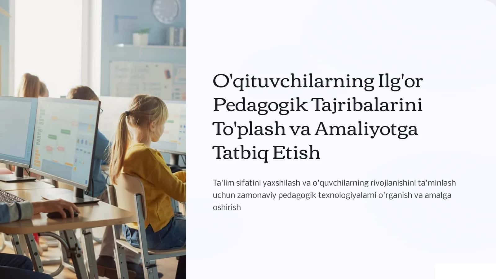 O'qituvchilarning Ilg'or Pedagogik Tajribalarini To'plash va Amaliyotga Tatbiq Etish 1