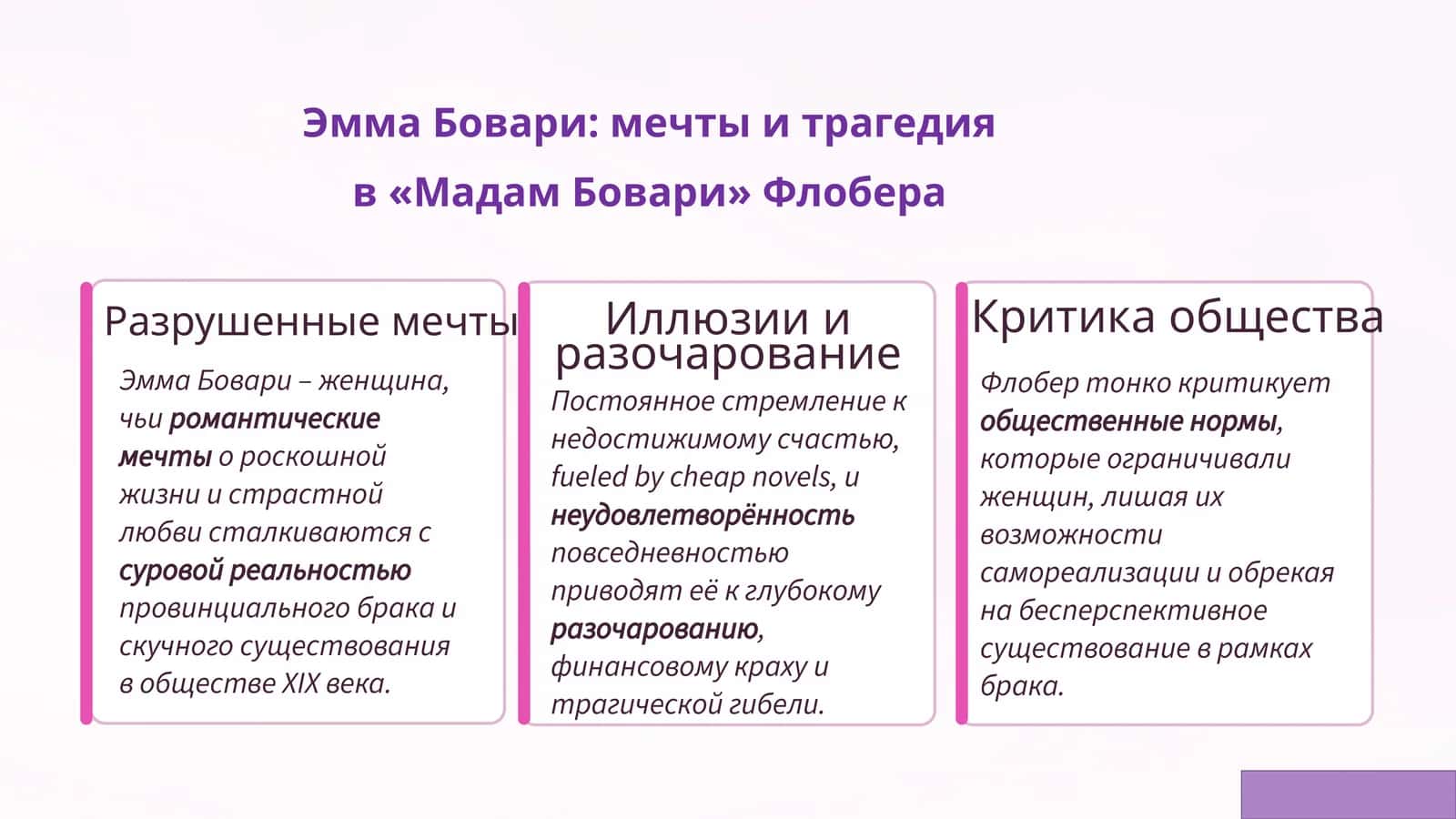 Эмма Бовари: мечты и трагедия в «Мадам Бовари» Флобера 1