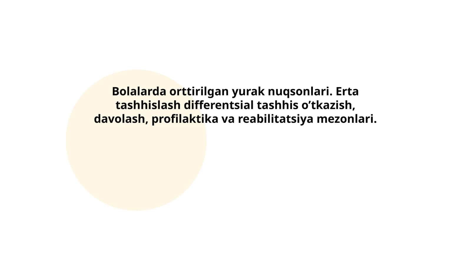 Bolalarda orttirilgan yurak nuqsonlari sabablari 1