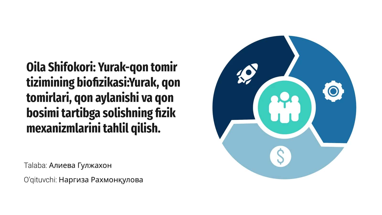 Oila Shifokori: Yurak-qon tomir tizimining biofizikasi 1