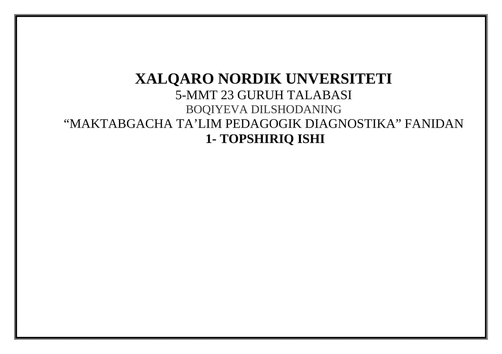 TALABALARNING GENDER IDENTIFIKATSIYASINI ANIQLOVCHI OMILLAR 1